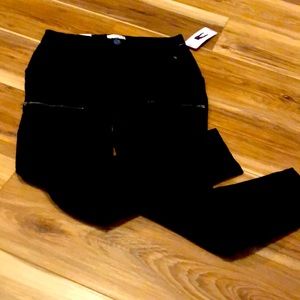 JOIE 6/28 LENGTH PARK CARGO PANTS JEANS, COLOR BLACK, CONTEMPORARY FIT